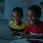 kids coding at techwaves